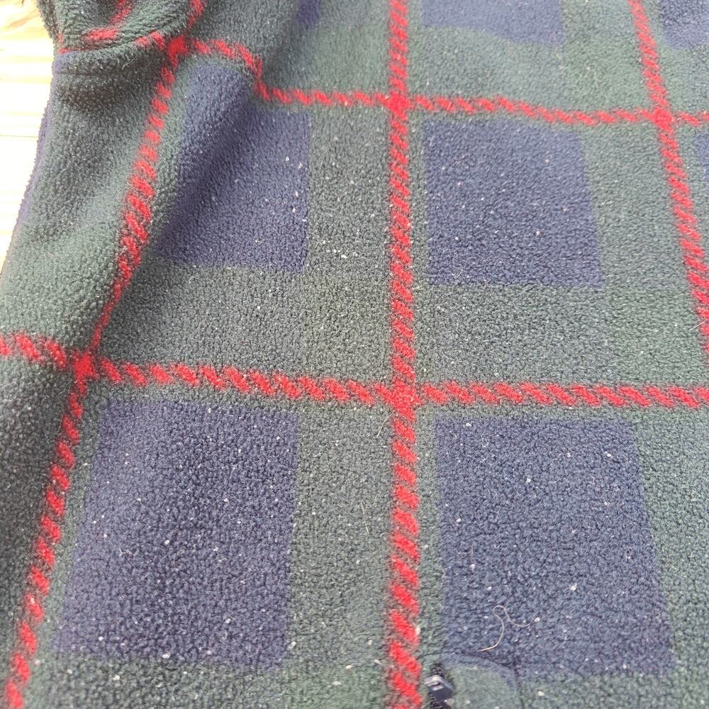 Lauren Ralph Lauren Women's Zip Jacket Sweater Plaid Blue Size M Petite - Picture 12 of 12